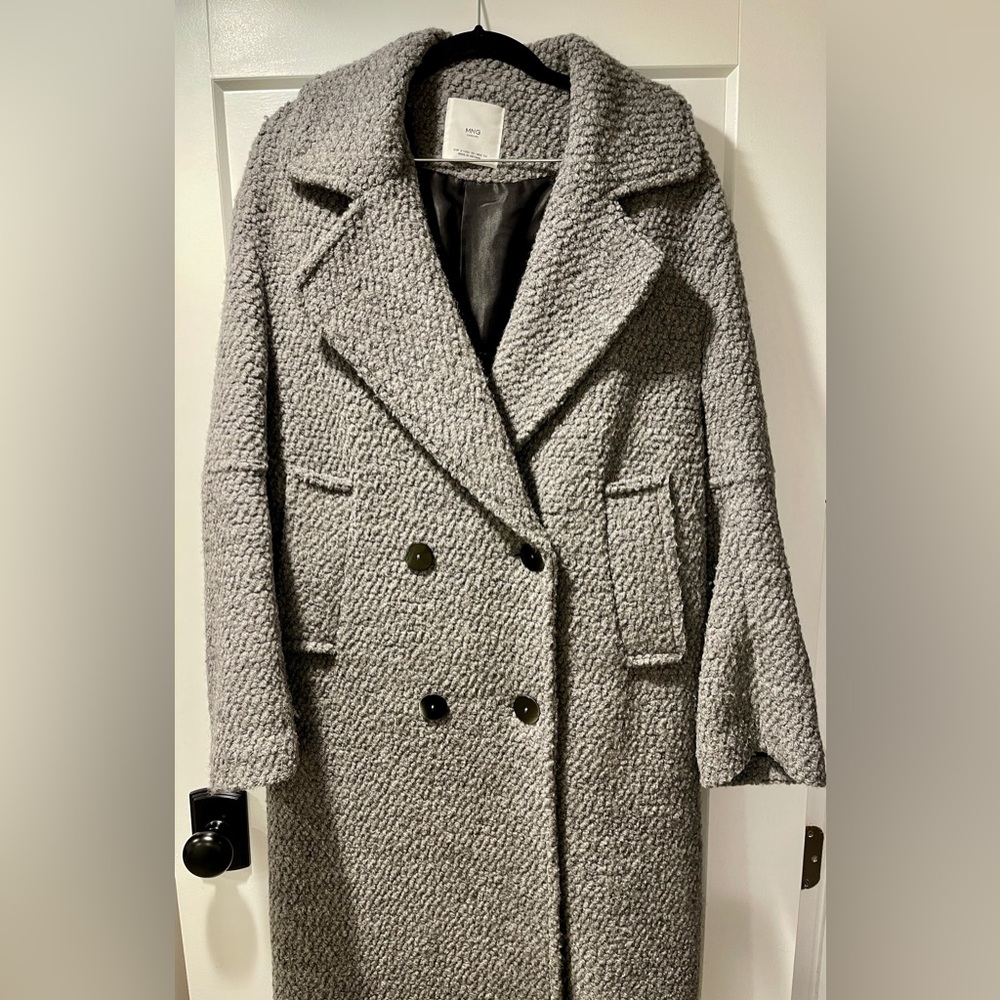 Mango Oversized Grey Coat - Picture 3 of 4